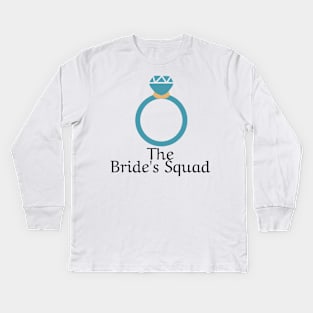 The Bride's Squad Bachelorette Party Kids Long Sleeve T-Shirt